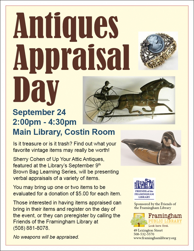 Antiques Appraisal Day thumbnail Photo